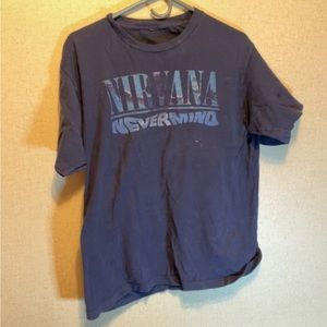 Nirvana Blue “Nevermind” Tee